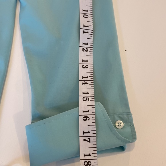 Women’s Brooks Brothers Light teal Blouse, size 8 - Picture 6 of 10